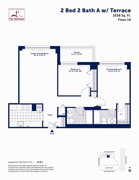 1 14th Street Studio-3 Beds Apartment for Rent - Photo Gallery 30